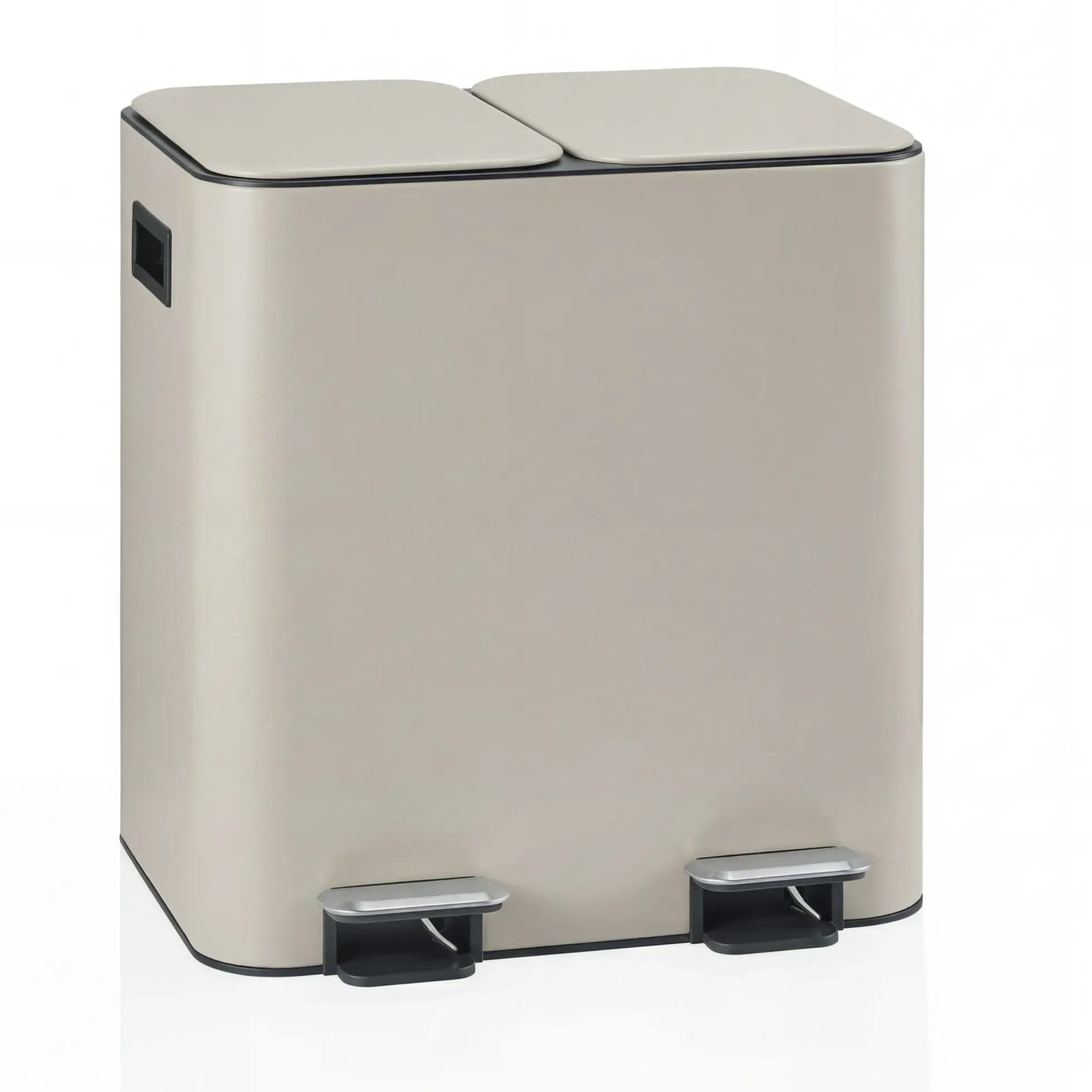 Clean 10 | 2 x 15L - Mülleimer Beige