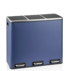 Clean 9 | 3 x 18L - Mülleimer Blau