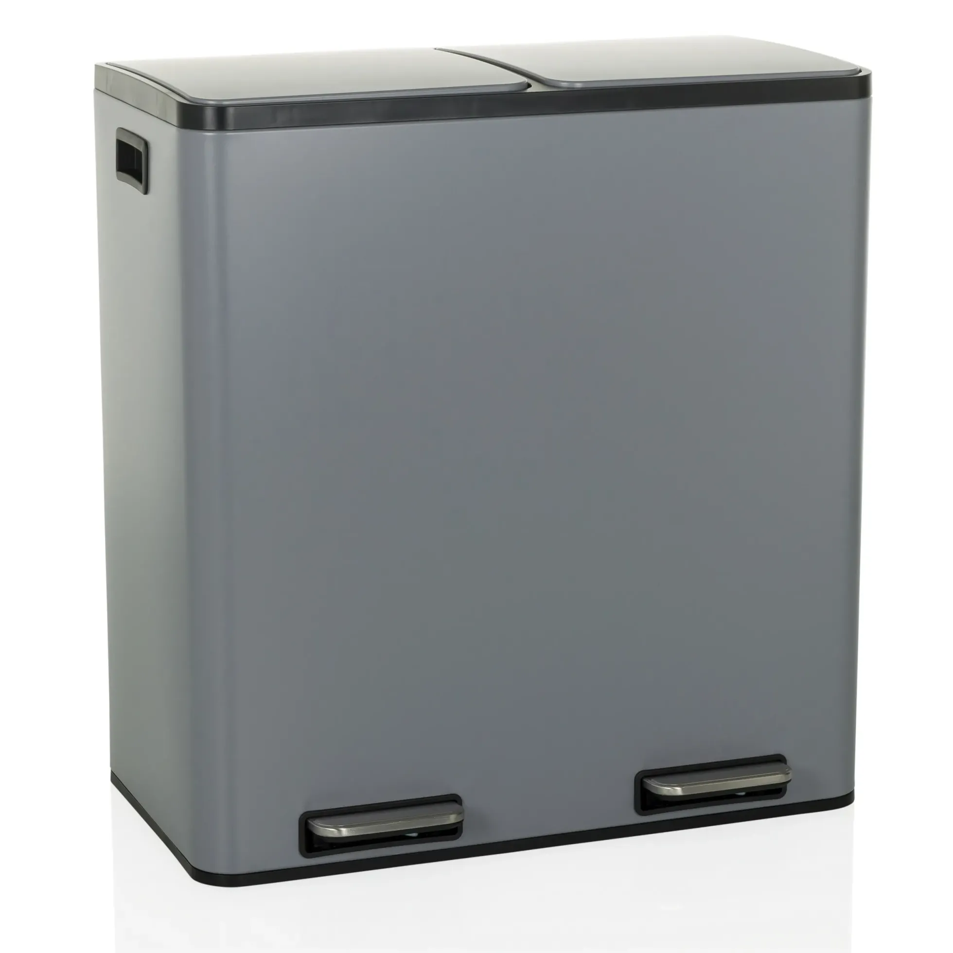 Clean 13 | 2 x 30L - Mülleimer Grau