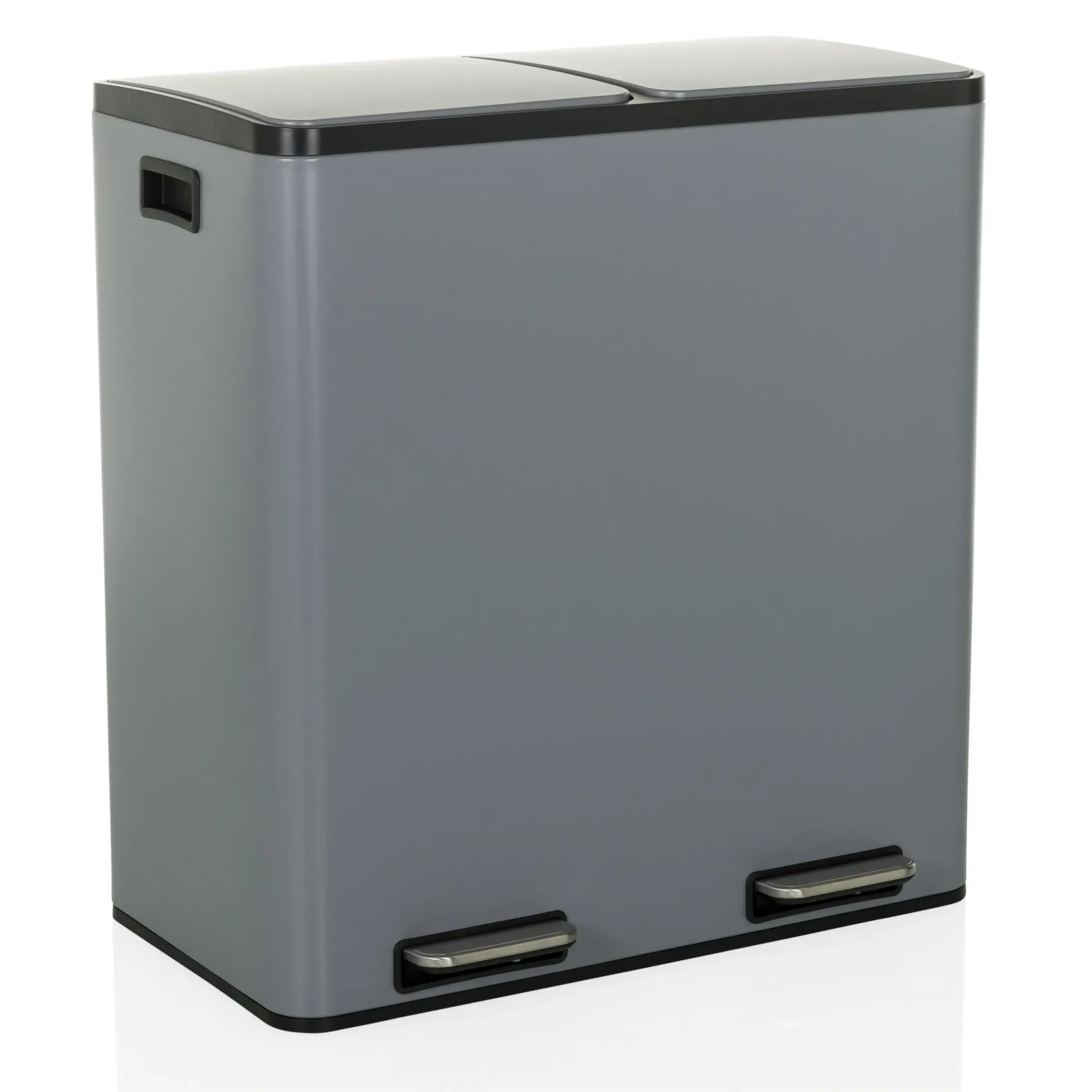 Clean 13 | 2 x 30L - Mülleimer Grau