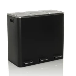 Clean 9 | 3 x 18L - Mülleimer Schwarz