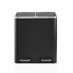 Clean 9 | 2 x 15L - Mülleimer Schwarz
