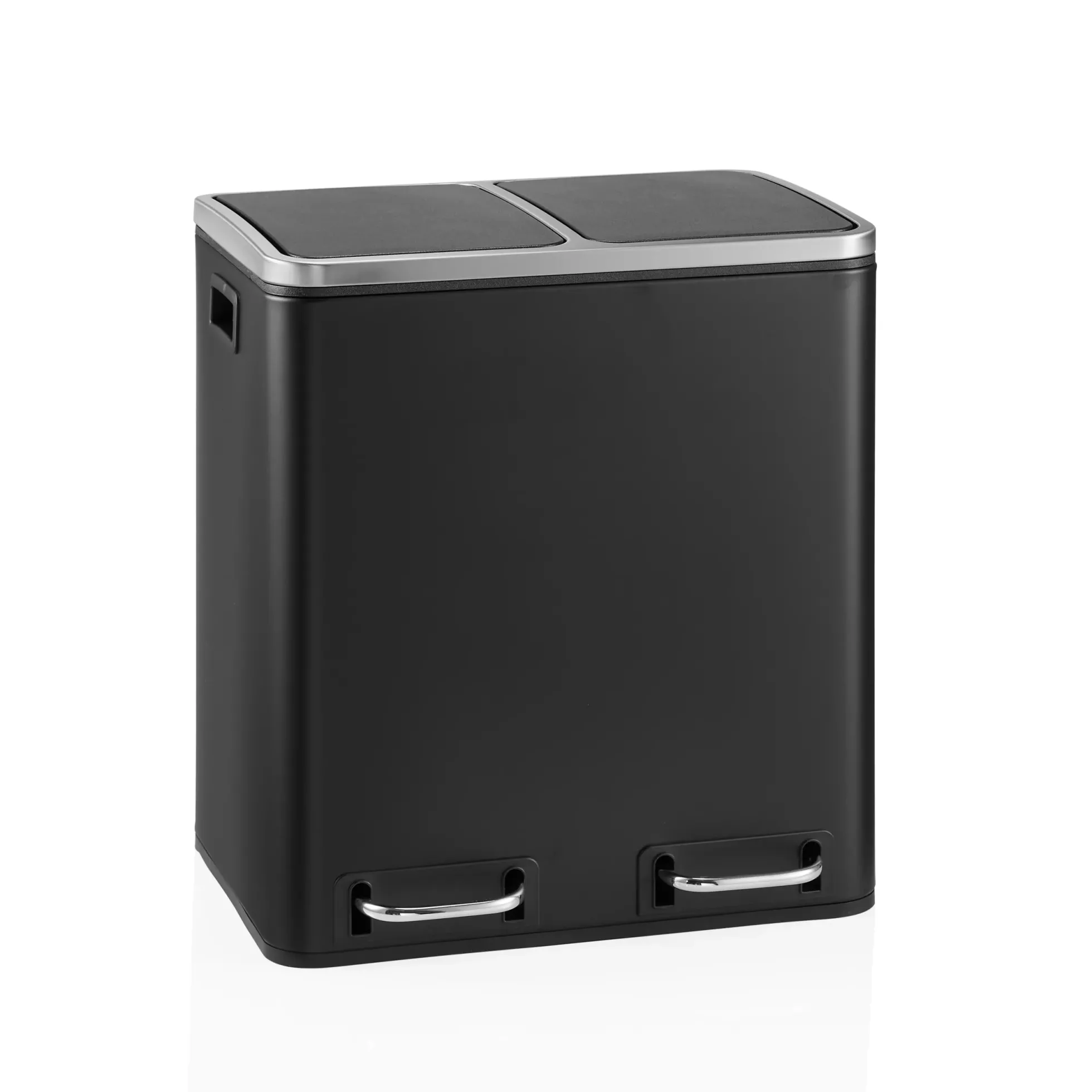 Clean 9 | 2 x 15L - Mülleimer Schwarz