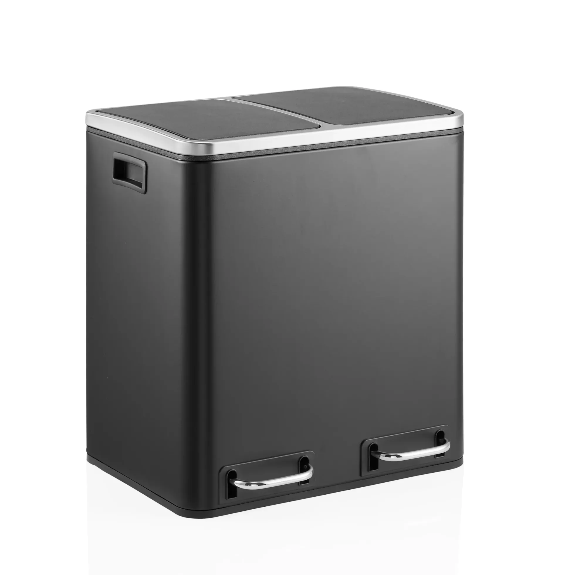 Clean 9 | 2 x 15L - Mülleimer Schwarz