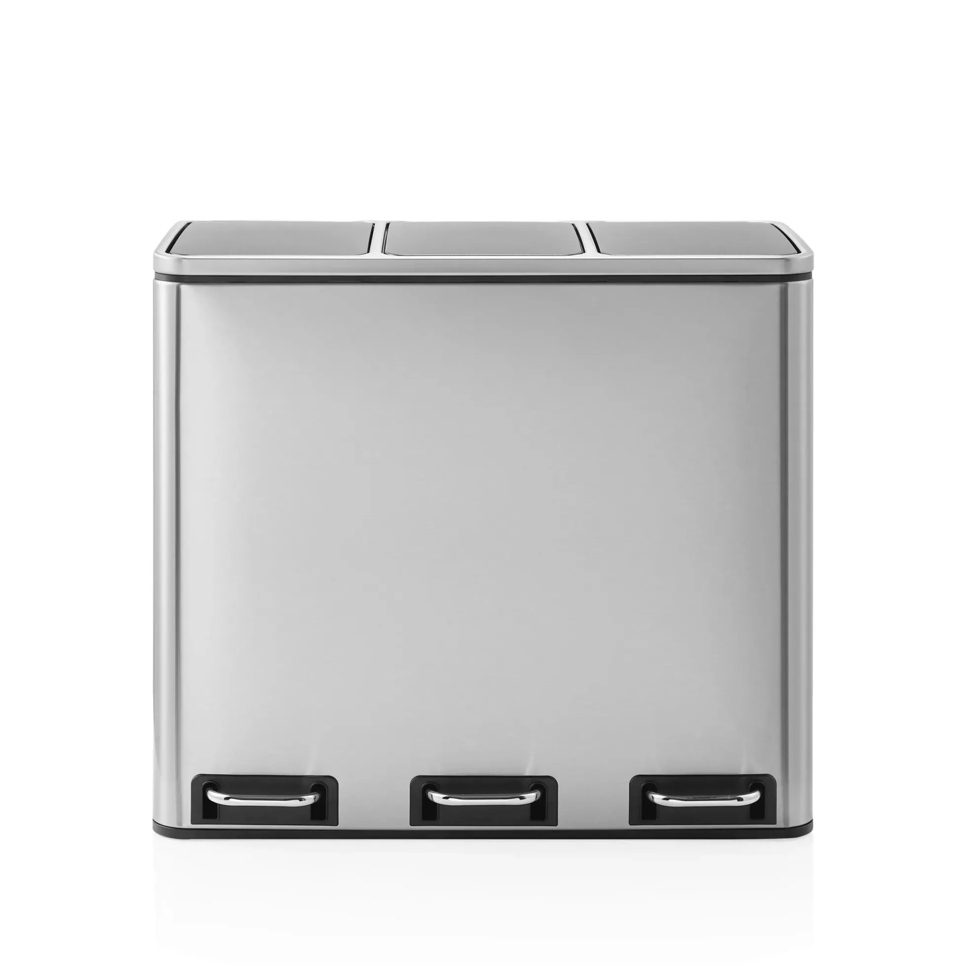Clean 9 | 3 x 18L - Mülleimer Silber