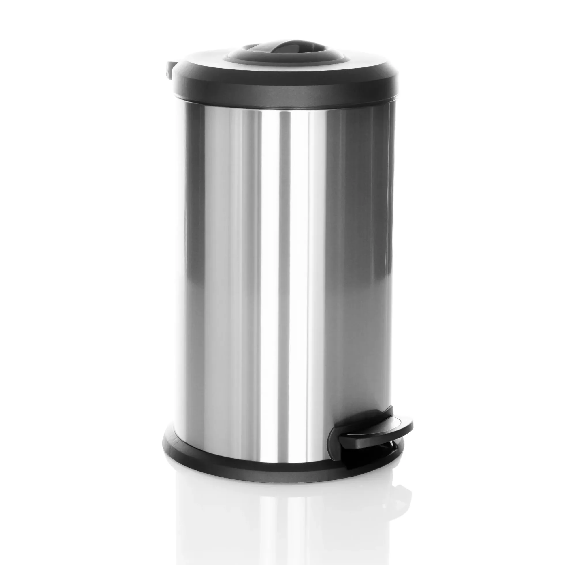 CLEAN X | 40L - Mülleimer Silber