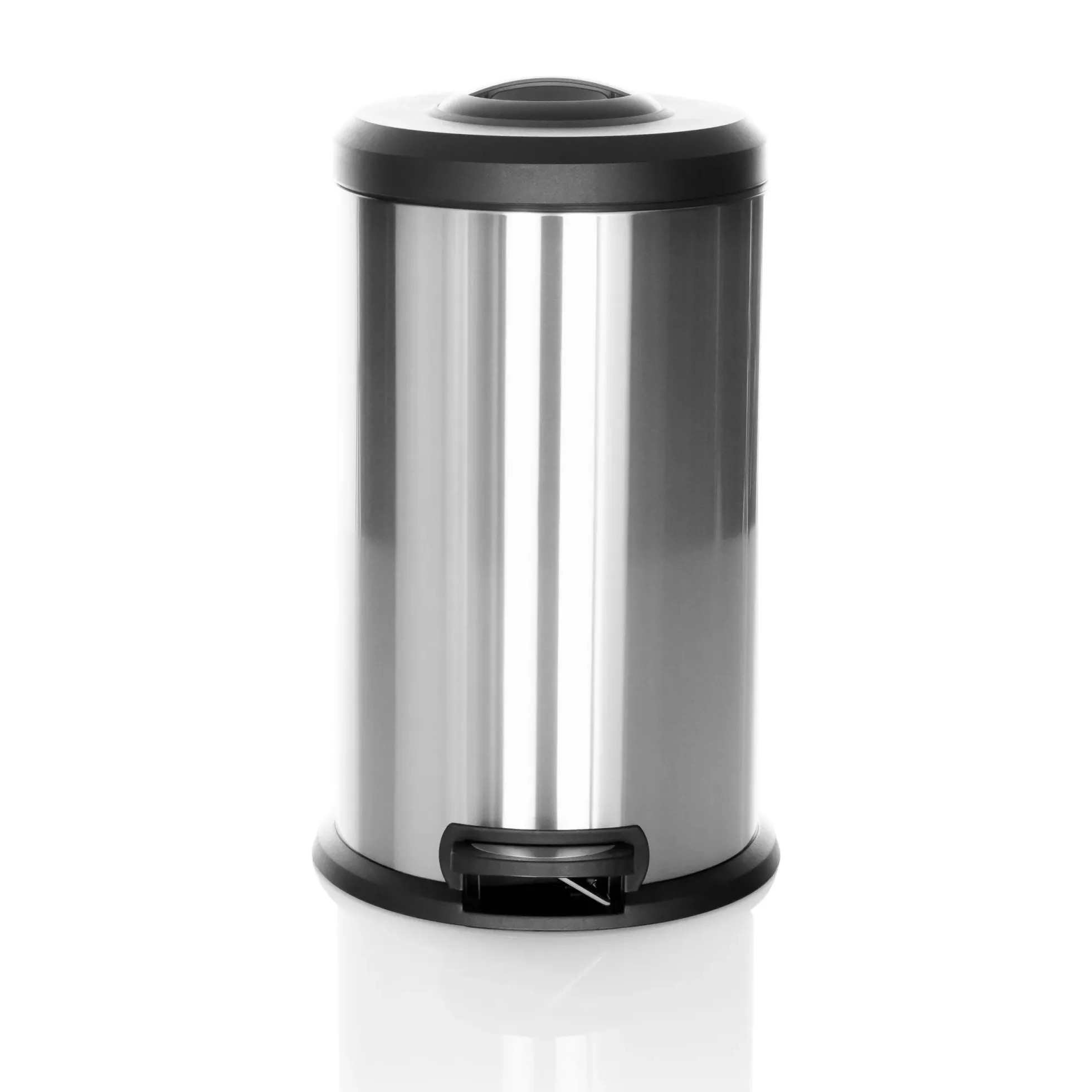 CLEAN X | 40L - Mülleimer Silber