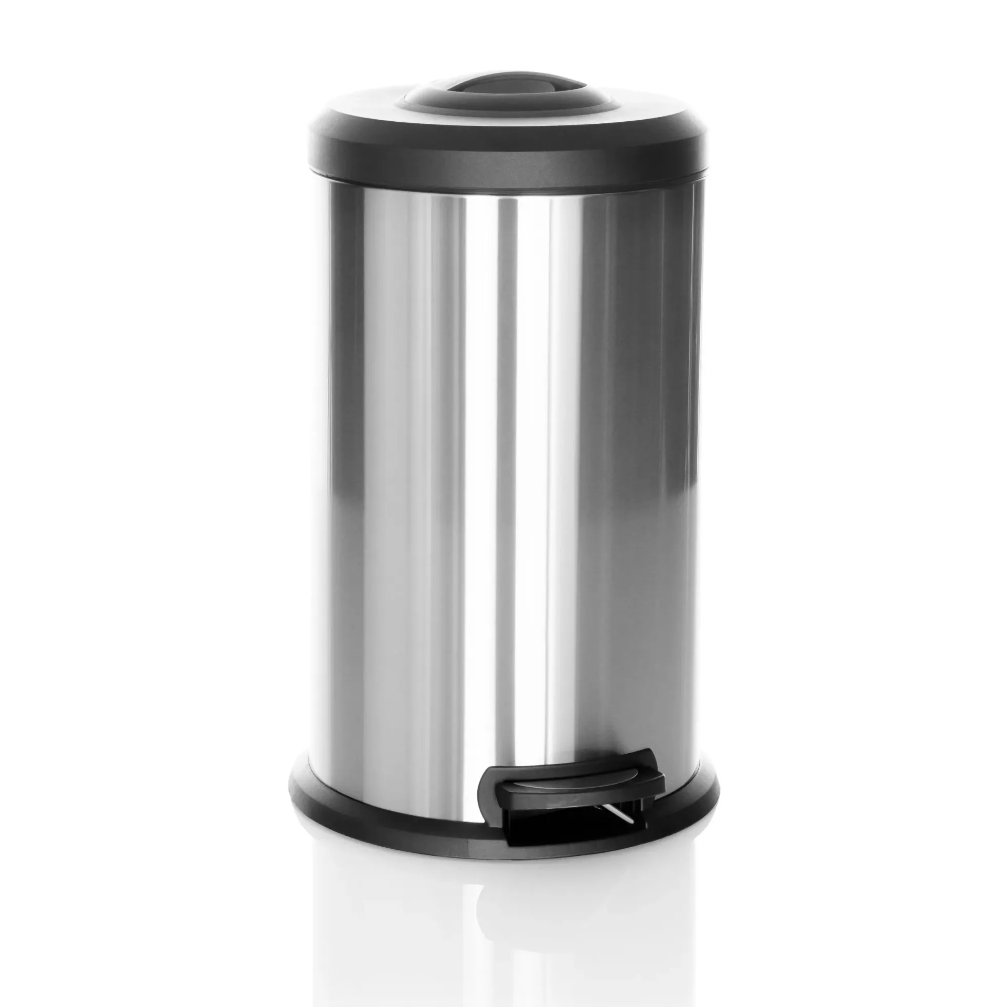 CLEAN X | 40L - Mülleimer Silber