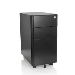 COLOR I | Metall - Rollcontainer Schwarz