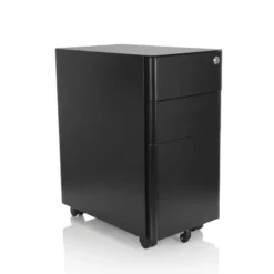 COLOR I | Metall - Rollcontainer Schwarz