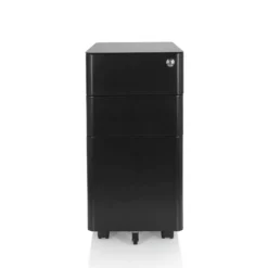 COLOR I | Metall - Rollcontainer Schwarz