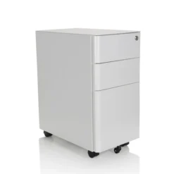 COLOR I | Metall - Rollcontainer Weiß