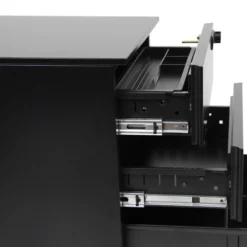 COLOR OS I | Metall - Rollcontainer Schwarz