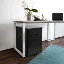 COLOR OS I | Metall - Rollcontainer Schwarz