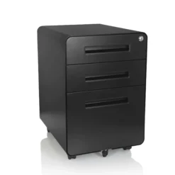 COLOR PLUS I | Metall - Rollcontainer Schwarz