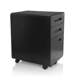COLOR PLUS I | Metall - Rollcontainer Schwarz