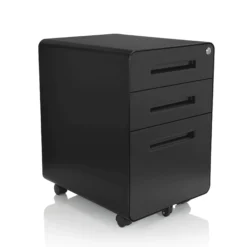 COLOR PLUS I | Metall - Rollcontainer Schwarz