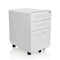 COLOR PLUS I | Metall - Rollcontainer Weiß