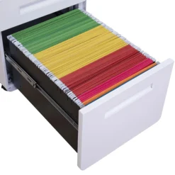 COLOR PLUS I | Metall - Rollcontainer Weiß