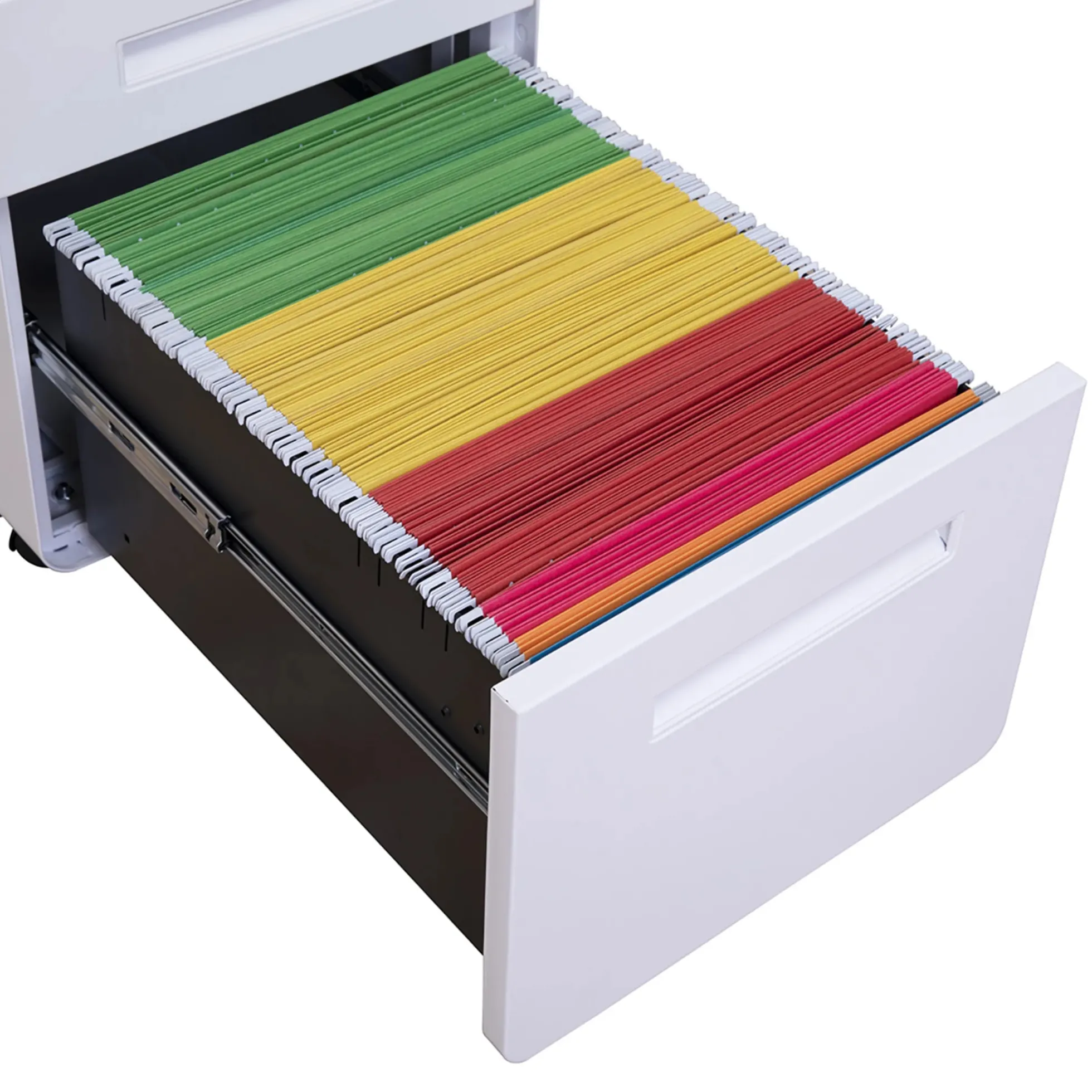 COLOR PLUS I | Metall - Rollcontainer Weiß