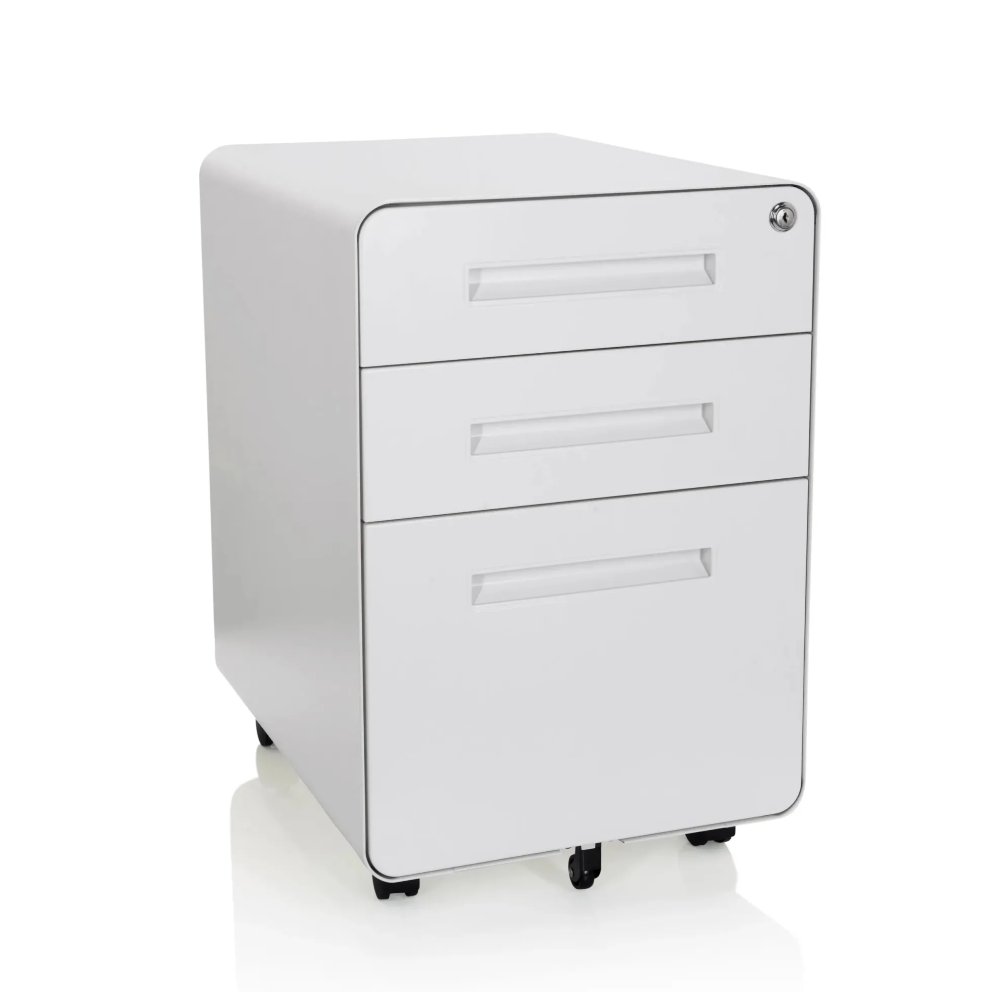 COLOR PLUS I | Metall - Rollcontainer Weiß