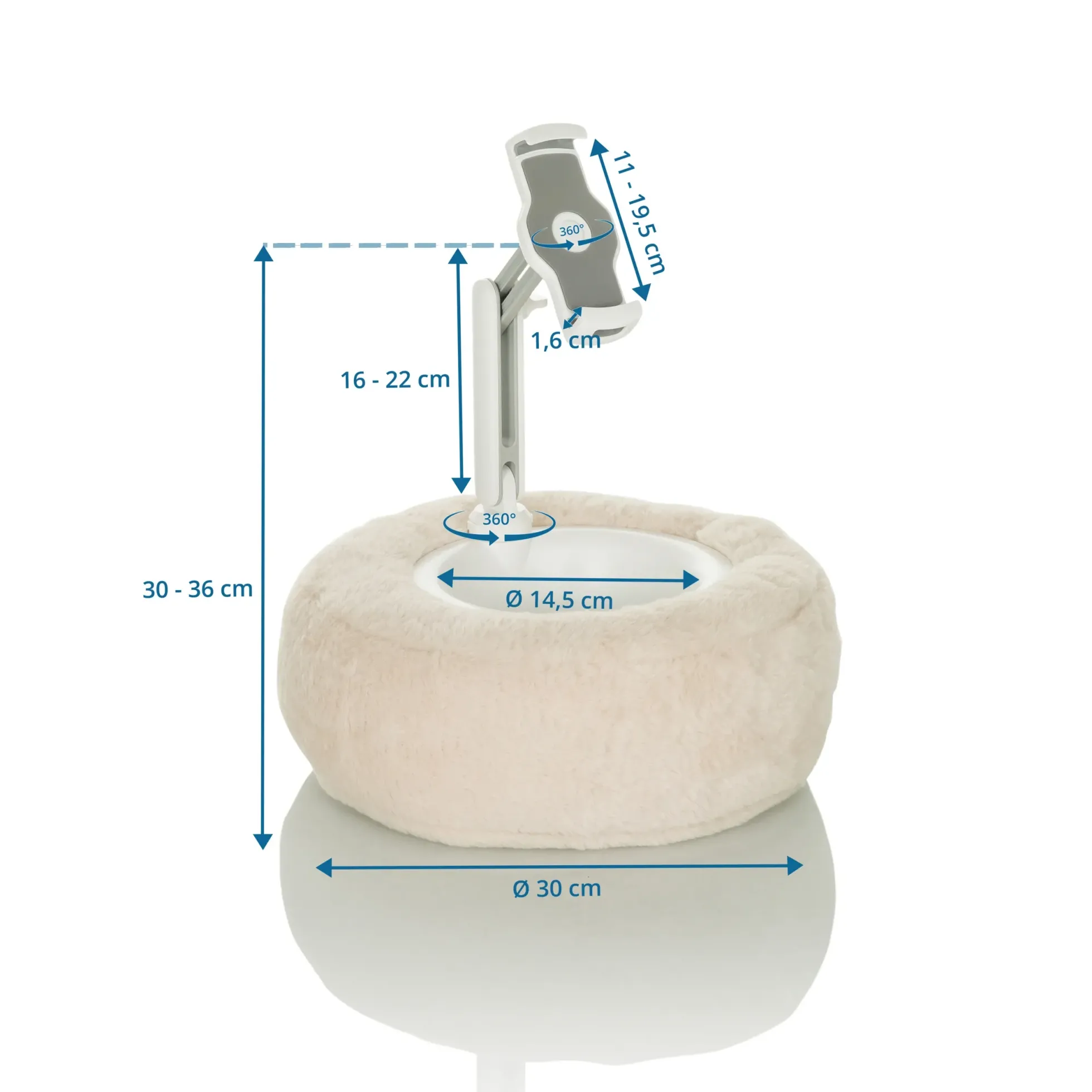 COMFILAP II - Handy & Tablet Halterung Beige