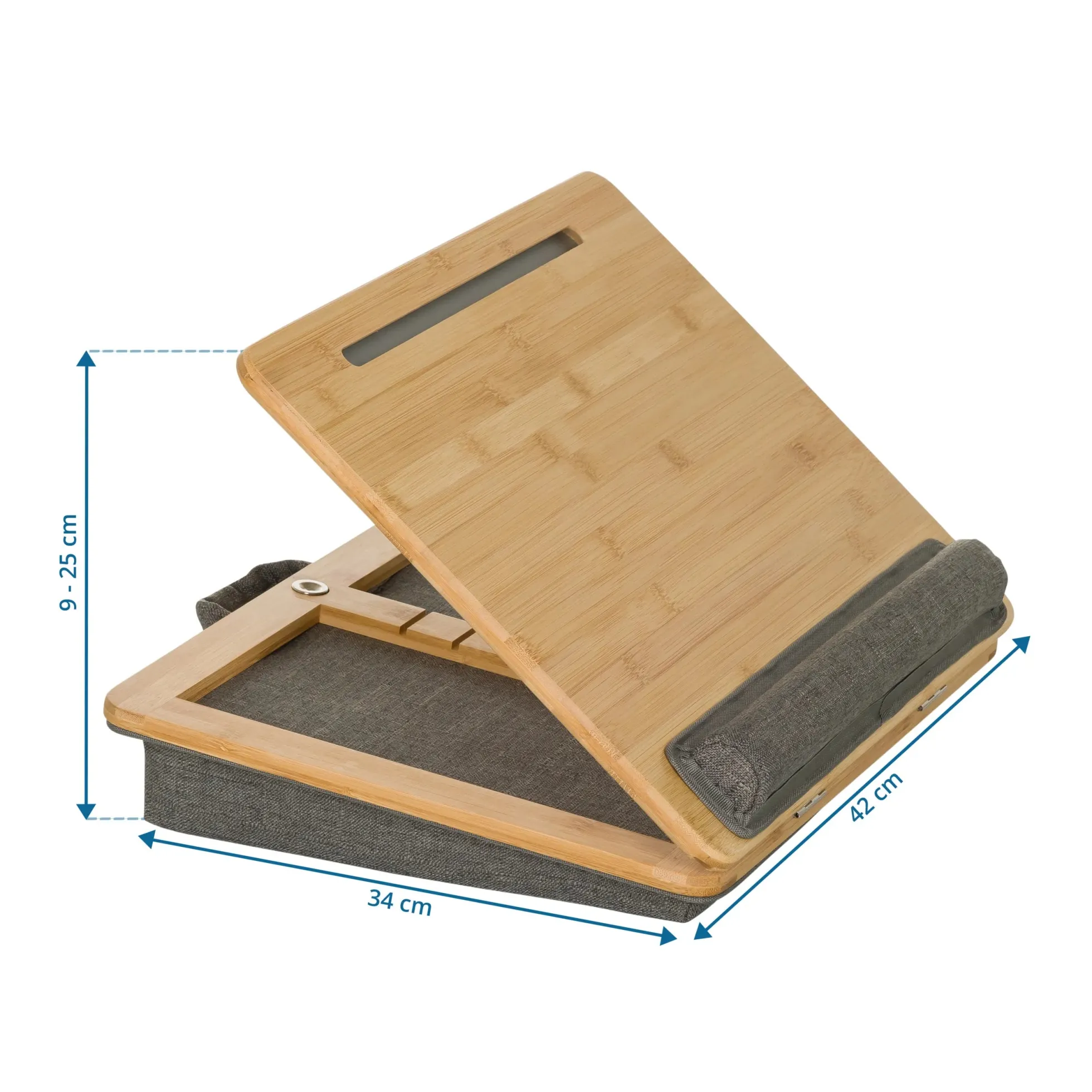 COMFILAP III - Laptopunterlage Braun/Grau