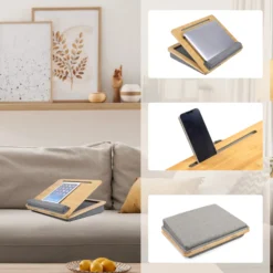 COMFILAP III - Laptopunterlage Braun/Grau