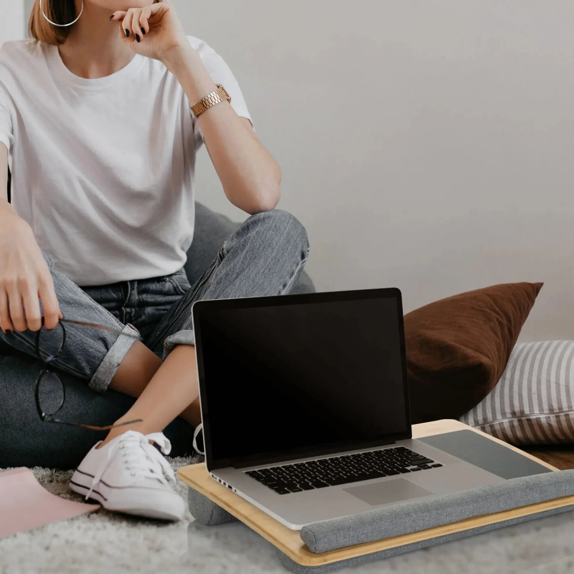 COMFILAP - Laptopunterlage Grau