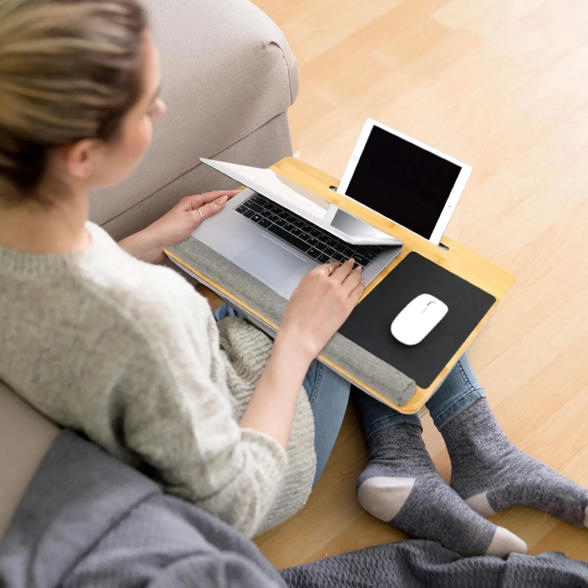 COMFILAP - Laptopunterlage Grau