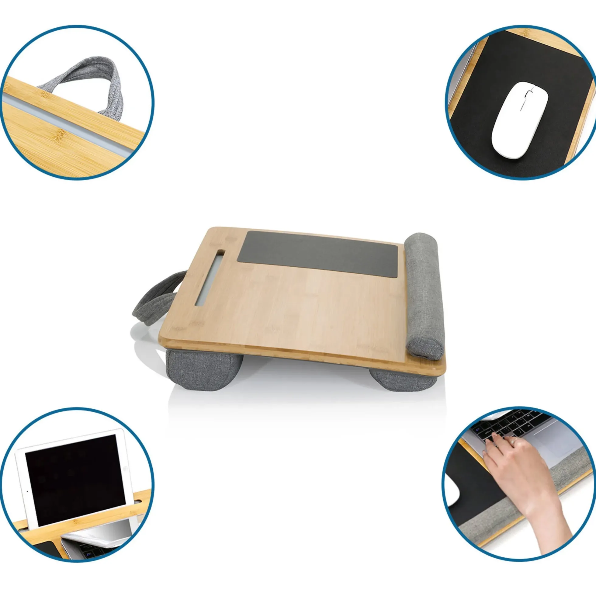 COMFILAP - Laptopunterlage Grau