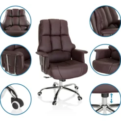 COMMANDER - Profi Chefsessel Braun