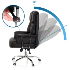 COMMANDER - Profi Chefsessel Schwarz