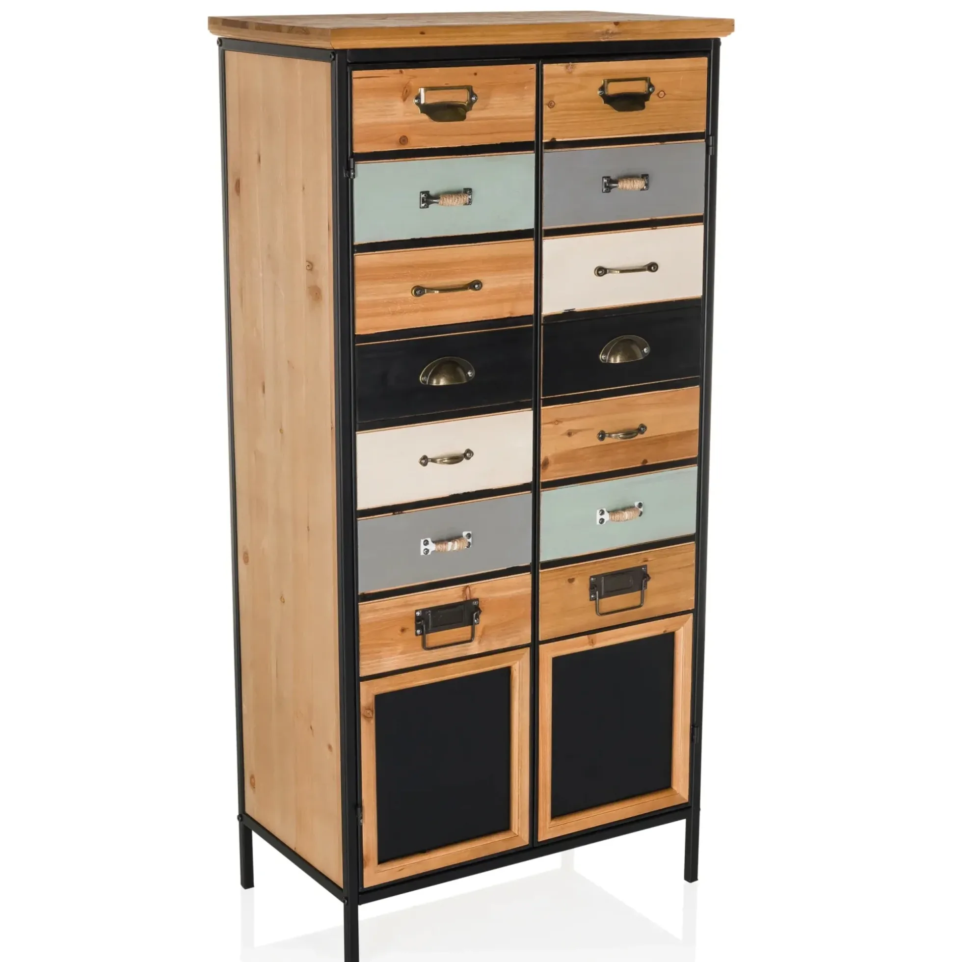 CONTINENTO HIGH - Kommode Holzfarben dunkel