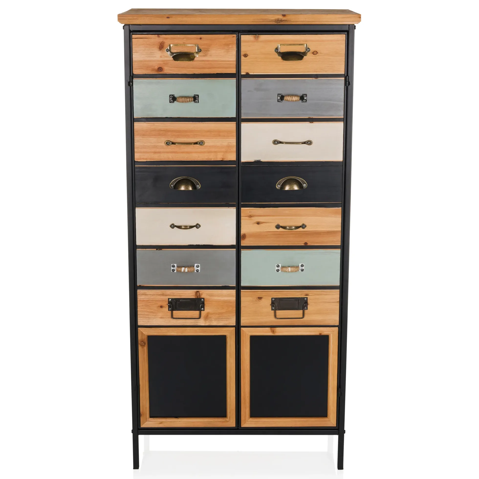 CONTINENTO HIGH - Kommode Holzfarben dunkel