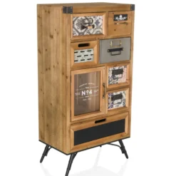 CONTINENTO S - Sideboard Holzfarben dunkel
