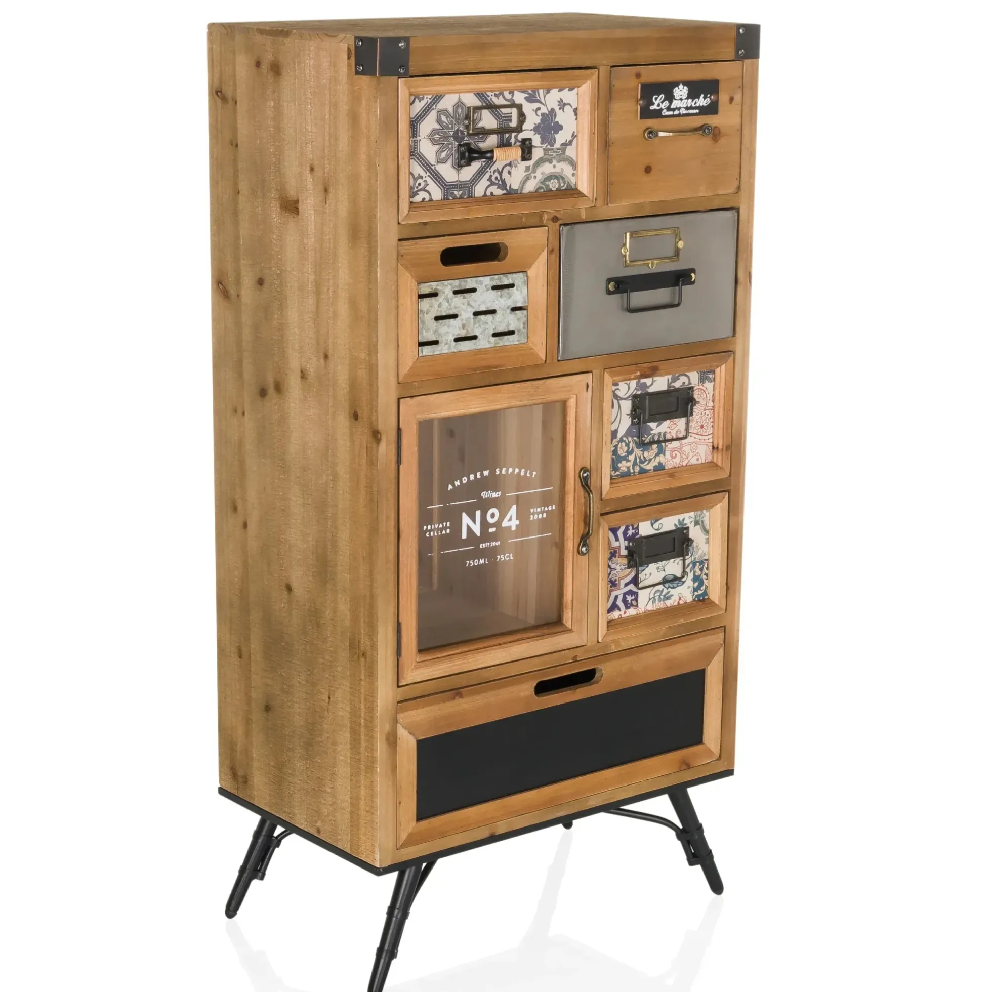 CONTINENTO S - Sideboard Holzfarben dunkel