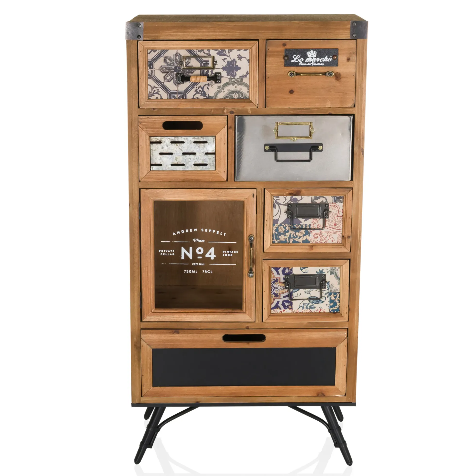 CONTINENTO S - Sideboard Holzfarben dunkel