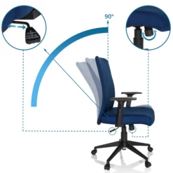 COSIO I - Home Office Bürostuhl Blau