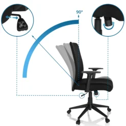 COSIO I - Home Office Bürostuhl Schwarz