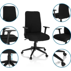 COSIO I - Home Office Bürostuhl Schwarz