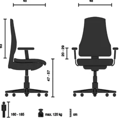 COSIO II - Home Office Bürostuhl Beige