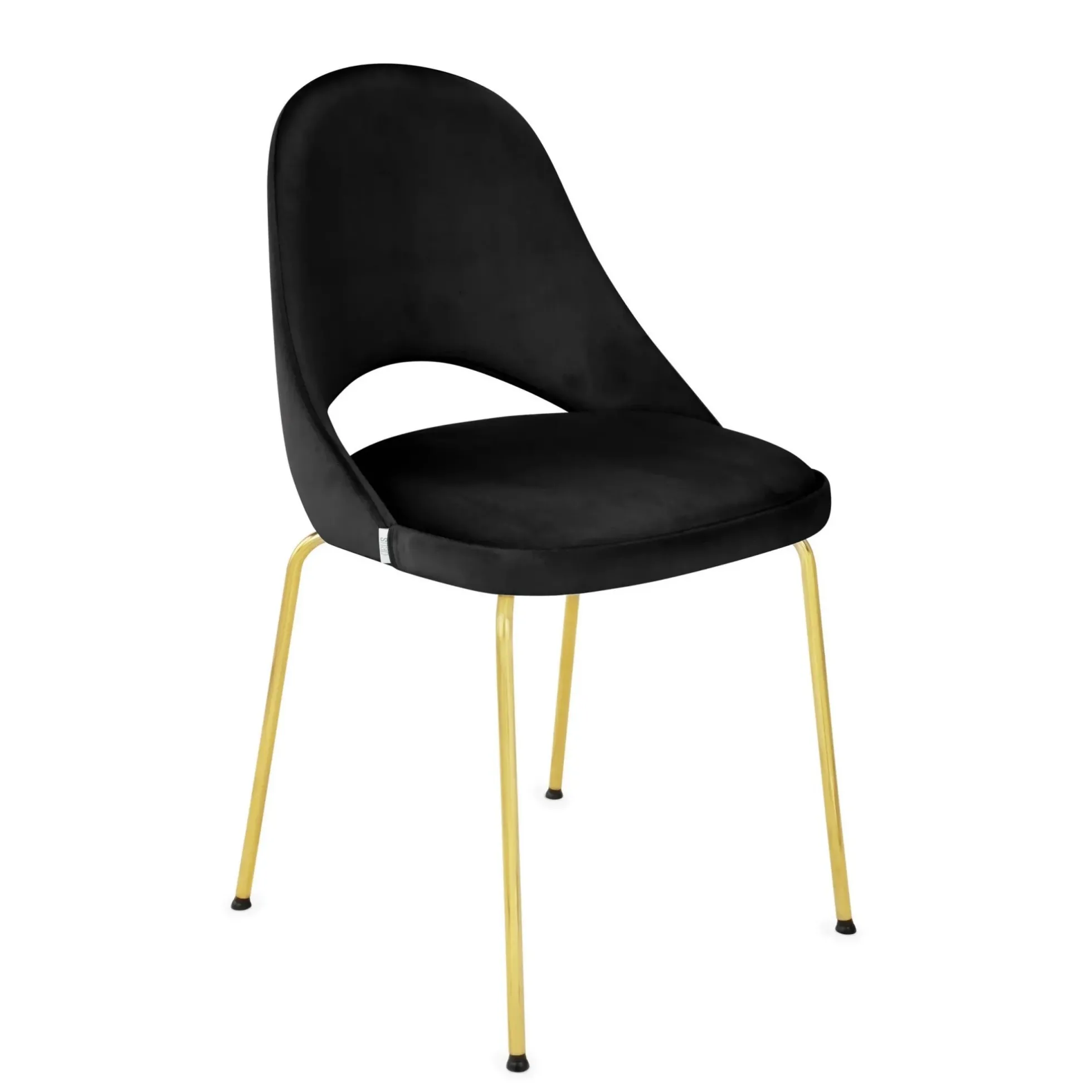 COSTA GOLD - Vierfußstuhl Schwarz
