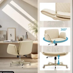 Criss-Cross 10 - Home Office Bürostuhl Beige