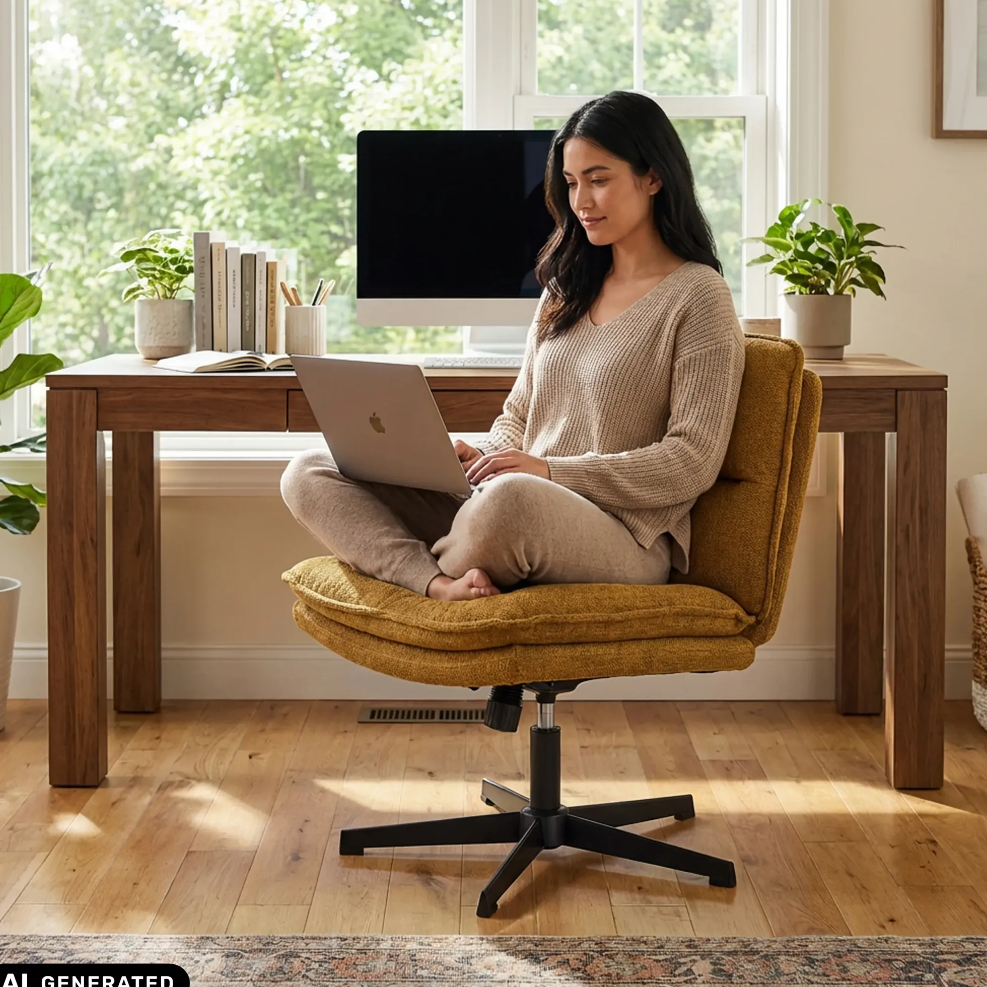 Criss-Cross 20 - Loungesessel Braun