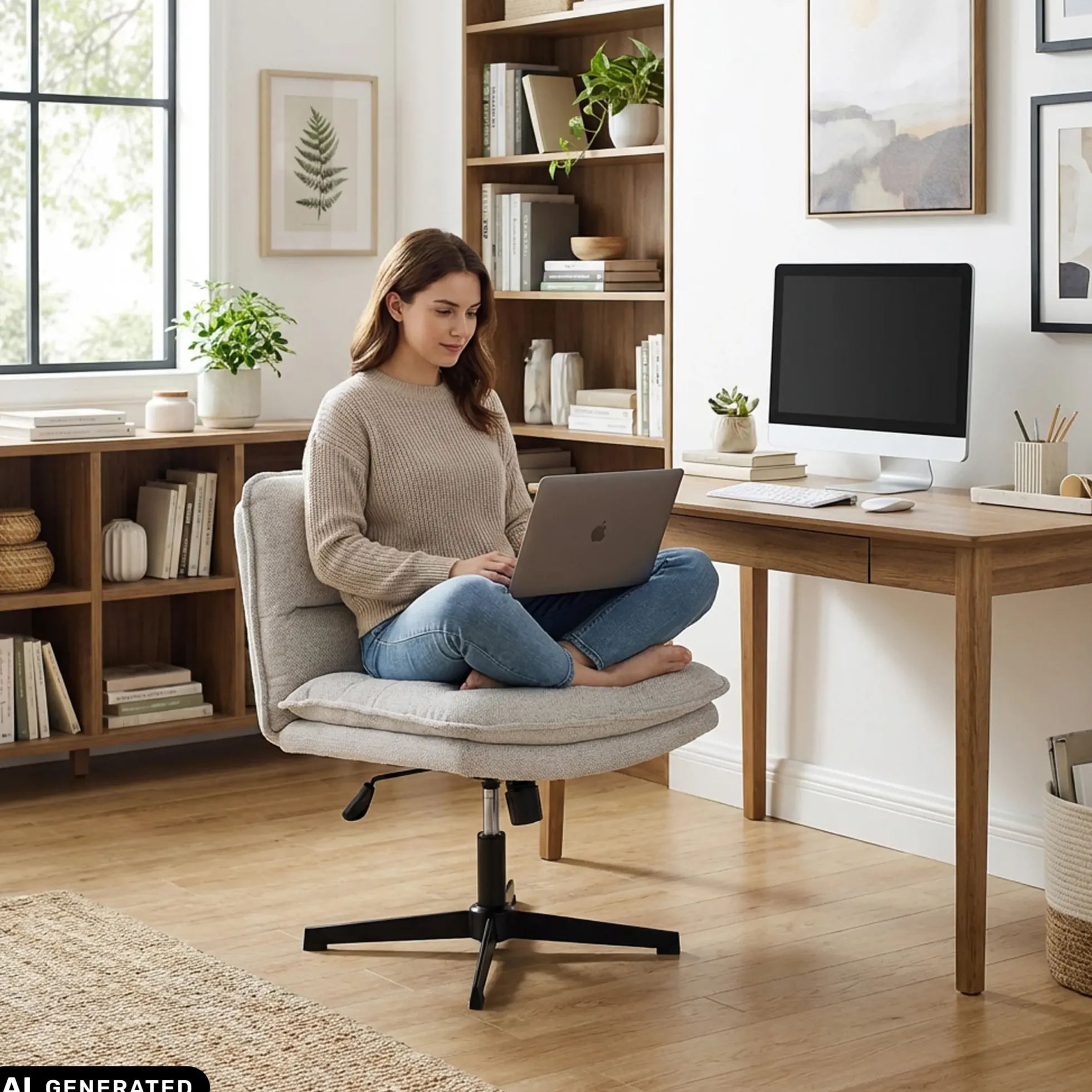Criss-Cross 20 - Loungesessel Hellgrau