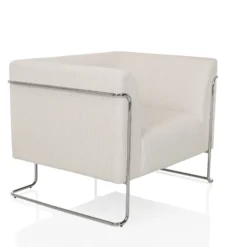 Curacao Cord | 1-Sitzer - Loungesessel Weiß