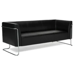 CURACAO | 3-Sitzer - Lounge Sofa Schwarz