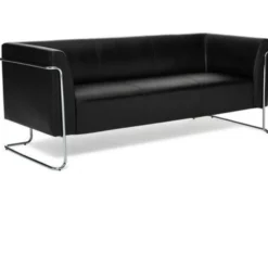 CURACAO | 3-Sitzer - Lounge Sofa Schwarz