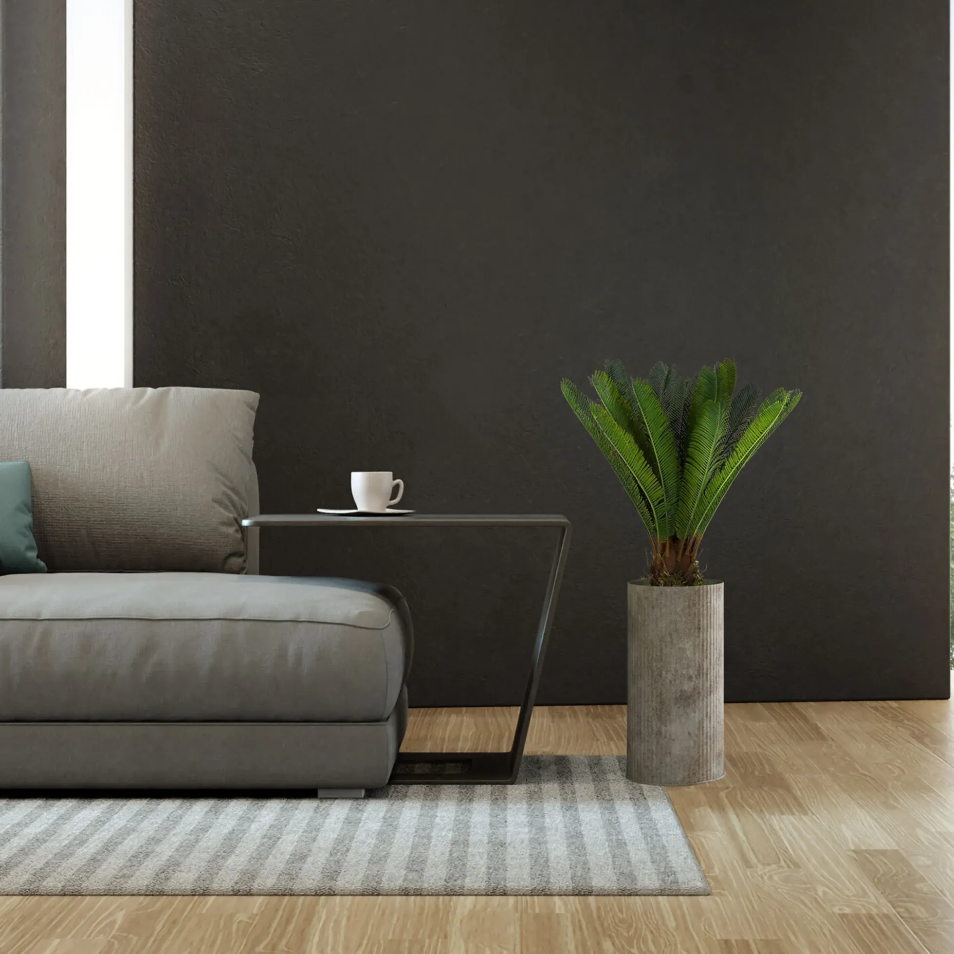 CYCAS - Kunstpflanze Grün